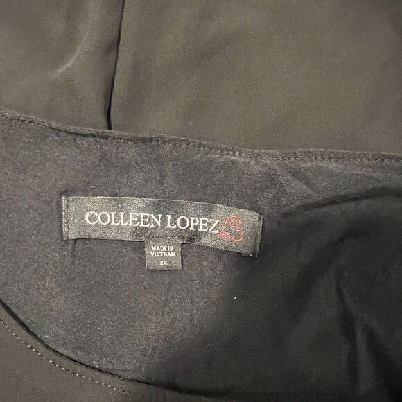 Colleen Lopez Black Blouse - NWT - Size 2X - Picture 6 of 8